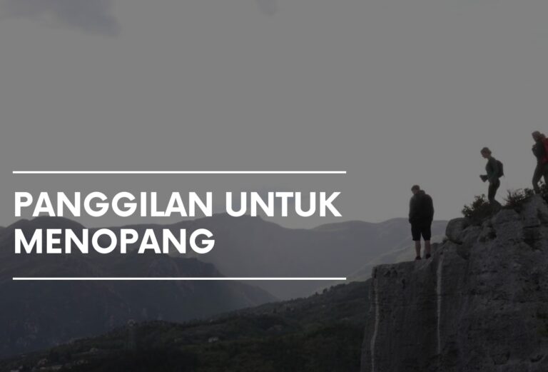 PANGGILAN UNTUK MENOPANG